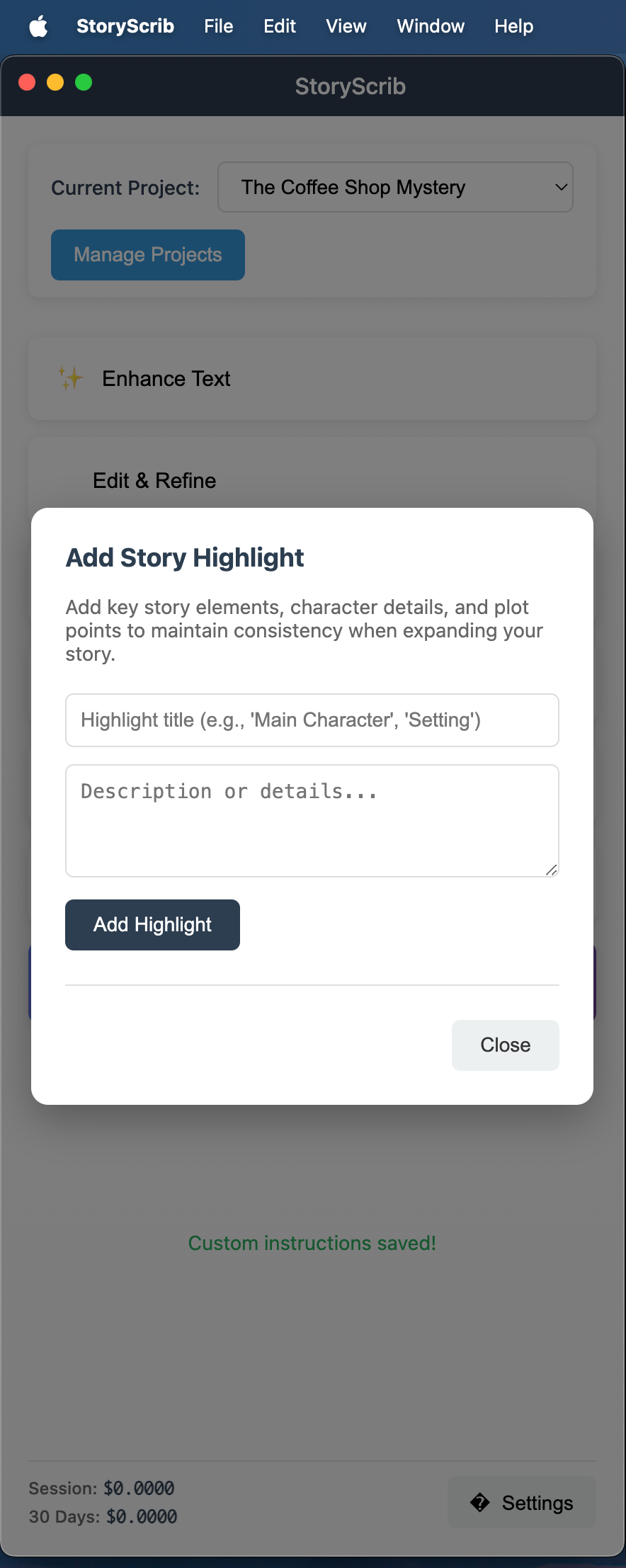 Story Highlights