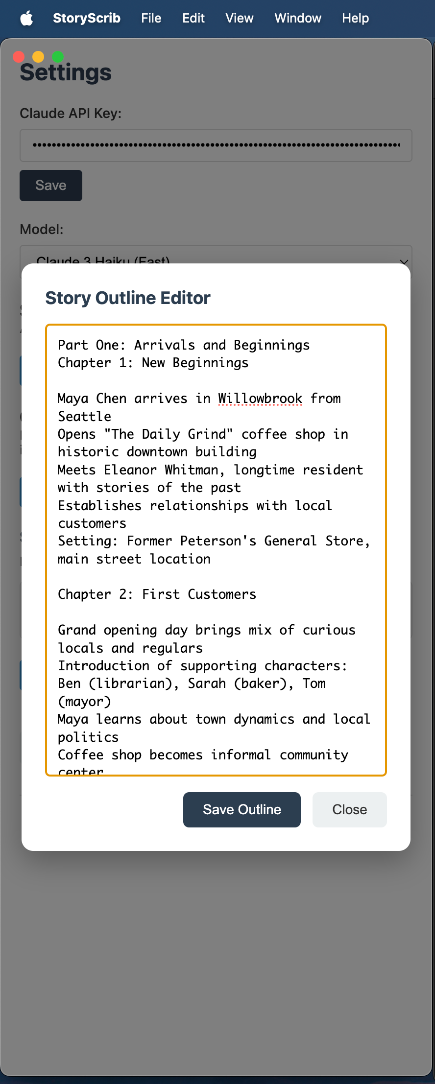 Story Outline